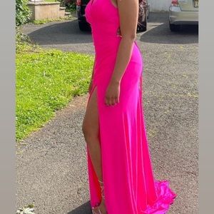 Electric Fuschia Dress